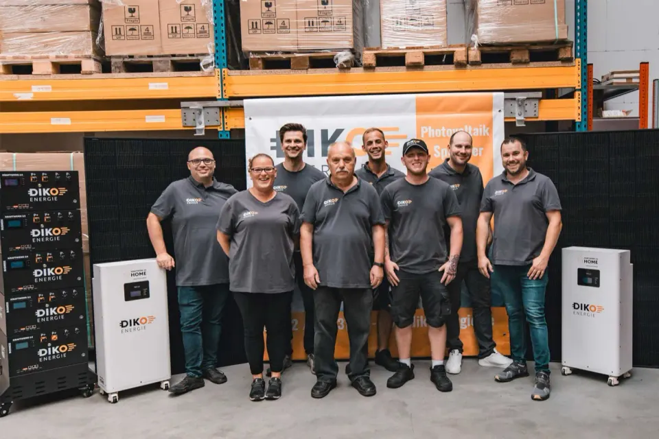 Das DIKO-Team in der Halle in Bad Dürkheim